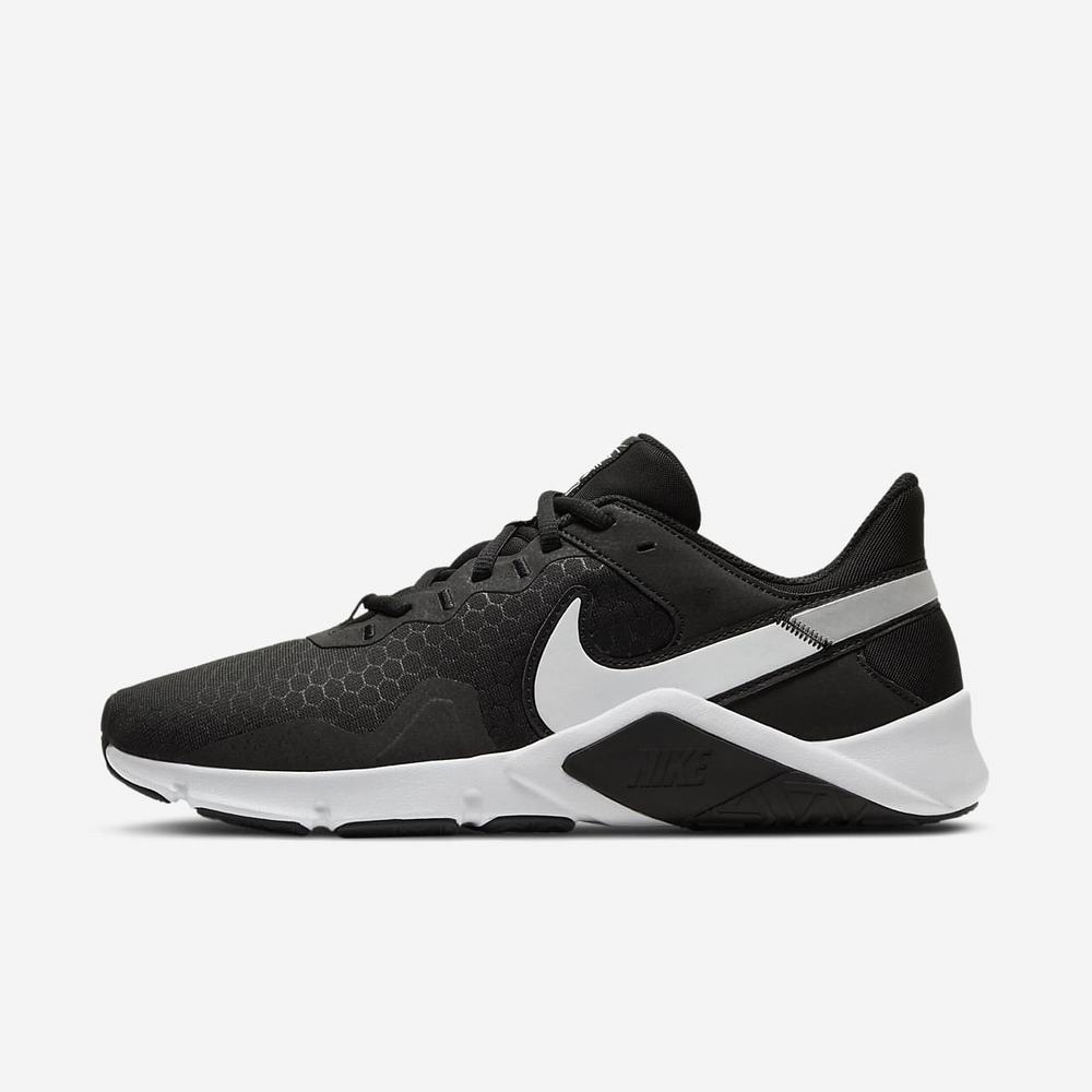 Chaussure De Fitness Nike Legend Essential 2 Noir 1792-063 Black/Metallic Silver/White Homme | DZF-42812869